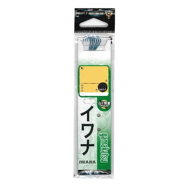 がまかつ 糸付 イワナ 青 7.5号-ハリス0.8