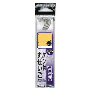 がまかつ　糸付　ケン付丸セイゴ　白　１１号－ハリス２