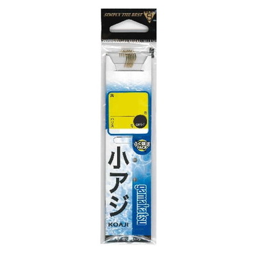 がまかつ 糸付 小アジ 金 6号-ハリス0.6