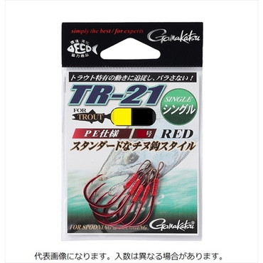 がまかつ シングルフック TR-21(シングル) 1
