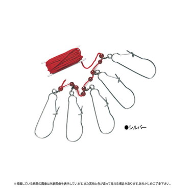 ガマカツ チヌストリンガーセット(大型) GM1307 シルバー