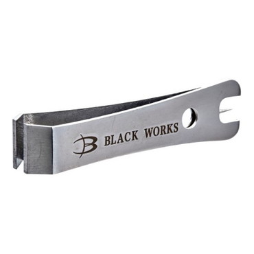がまかつ ラインカッター GM2591 ラインカッター&ニードル(直刃) シルバー (BLACK WORKS)