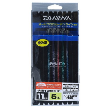 ダイワ　快適イカ仕掛けＳＰＬ　１１Ｓ　ＳＳ ５本 スタンダード澄み潮