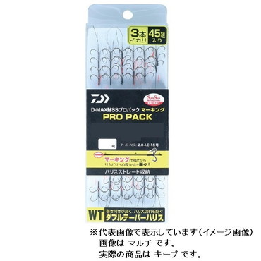 ダイワ D-MAX鮎SSプロパック マーキング ダブルテーパーハリス キープ 3本イカリ 7.5号