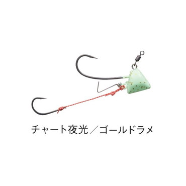 ダイワ 紅牙タイカブラ ＴＧＳＳ＋エビロック 早掛 ６号 チャート夜光／ゴールドラメ