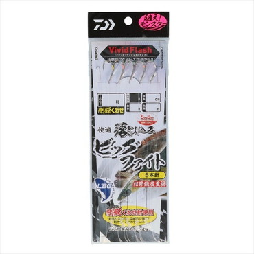 ダイワ 仕掛け 快適落とし込み仕掛けSS LBG 剛鋭くわせ5本ビッグファイト 針11号-幹糸22号-ハリス22号
