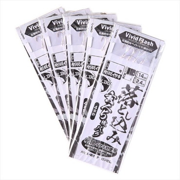 ダイワ 仕掛け 落とし込み仕掛けLBG 玄人5枚パック GEI4本 針9号 ハリス8号 幹糸8号