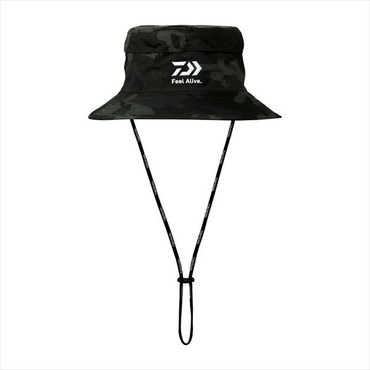ダイワ 帽子 DC-3024 RAINMAX ベンチレーションハット ブラックカモ フリー
