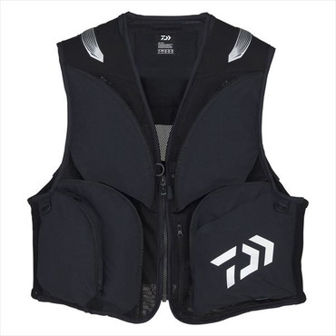 ダイワ フィッシングベスト DV-2124 コーデュラ(CORDURA) クールショートベスト ブラック XL