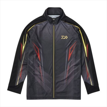 ダイワ ウェア DE-7324T トーナメント フルジップドライシャツ ブラック 2XL