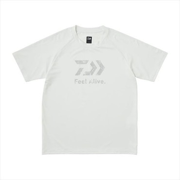 ダイワ ウェア DE-3925 Feel Alive ドライTシャツ ホワイト L
