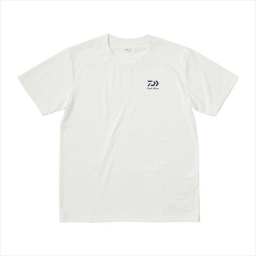 ダイワ ウェア DE-8625 ショートスリーブ スモールロゴTシャツ ホワイト L