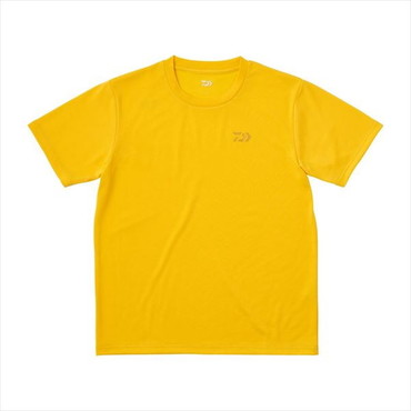ダイワ ウェア DE-8325 ショートスリーブ バックプリントTシャツ ヨークイエロー L