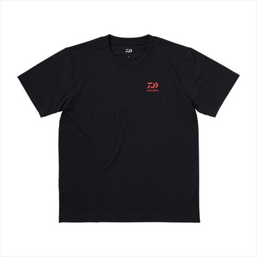 ダイワ ウェア DE-8625 ショートスリーブ スモールロゴTシャツ ブラック L