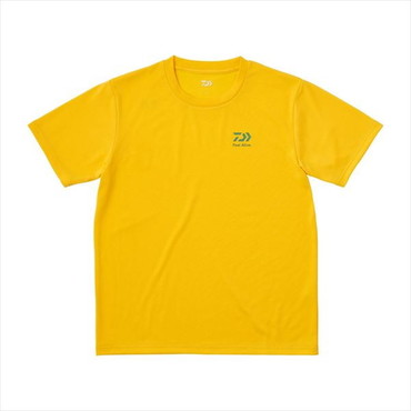 ダイワ ウェア DE-8625 ショートスリーブ スモールロゴTシャツ ヨークイエロー L