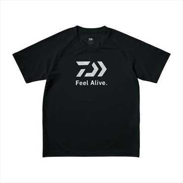 ダイワ ウェア DE-3925 Feel Alive ドライTシャツ ブラック 2XL