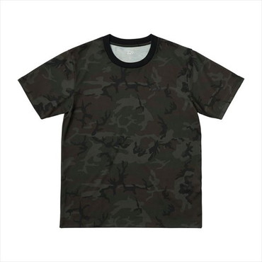 ダイワ ウェア DE-8325 ショートスリーブ バックプリントTシャツ グリーンカモ L