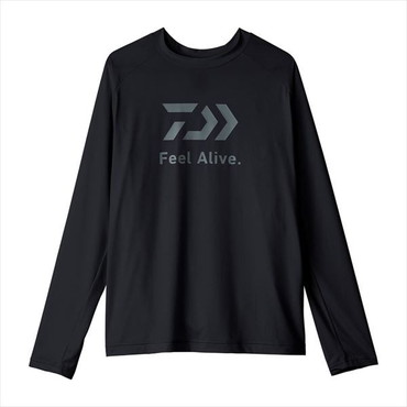 ダイワ ウェア DE-6225 アイスドライ(ICEDRY) ロングスリーブシャツ ブラック 2XL