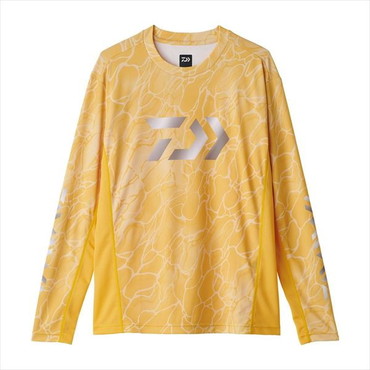 ダイワ ウェア DE-3825 ロングスリーブゲームシャツ タイドイエロー 2XL