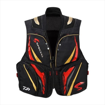 ダイワ フィッシングベスト DV-1025 スペシャル バリアテック ショートベスト ブラック 2XL