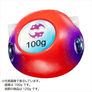 ダイワ タイラバ 鯛ラバ 紅牙ベイラバーフリーβTGヘッド120g 紅牙オレンジ