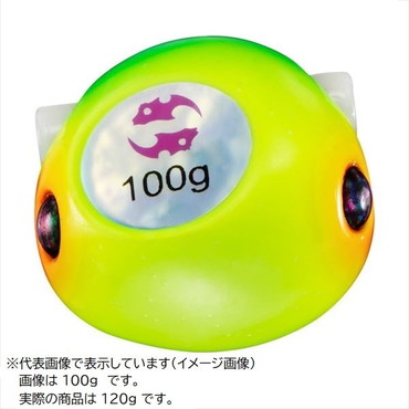 ダイワ タイラバ 鯛ラバ 紅牙ベイラバーフリーβTGヘッド120g ドチャート