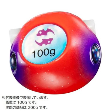 ダイワ タイラバ 鯛ラバ 紅牙ベイラバーフリーβTGヘッド200g 紅牙オレンジ
