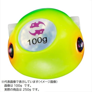 ダイワ タイラバ 鯛ラバ 紅牙ベイラバーフリーβTGヘッド250g ドチャート