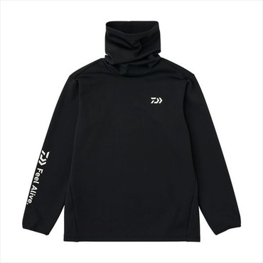 ダイワ ウェア DE-9325 ストレッチシャツネックウォーマー ブラック 2XL