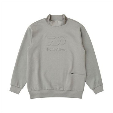 ダイワ ウェア DE-8725 DANROTECH スウェットモックネック グレー XL