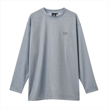 ダイワ ウェア DE-8626 ドライメッシュロングスリーブシャツ グレー 2XL