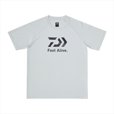 ダイワ ウェア DE-3925 Feel Alive ドライTシャツ ライトグレー 2XL