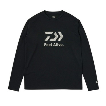 ダイワ ウェア DE-8026 クリーンオーシャンロングスリーブシャツ D-VEC ブラック 2XL