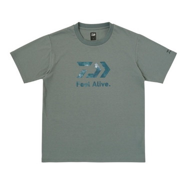 ダイワ ウェア DE-3926 ショートスリーブシェードシャツ Feel Alive スティルグレー XL