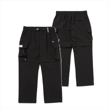 ニューエラジャパン ウェア フィールド 2Way トラックパンツ Angler Collection ブラック L
