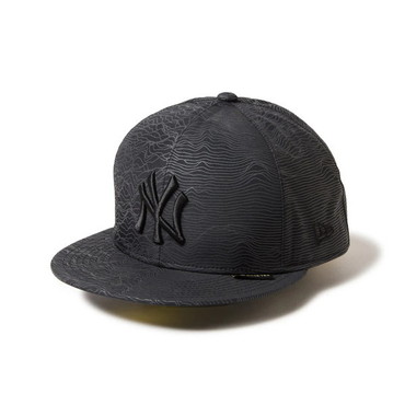 ニューエラジャパン 帽子 59FIFTY GORE-TEX 2L ニューヨーク・ヤンキース Topographic surface ブラック 7 1/2 (59.6cm)