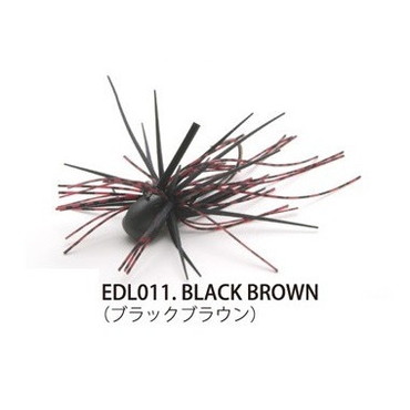 レイドジャパン ラバージグ エグダマ Type-LEVEL 3.5g ブラックブラウン