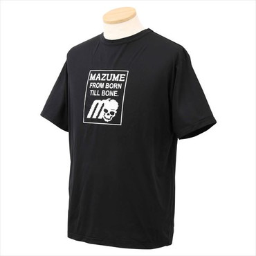 【訳あり】mazume マズメ ウェア MZAP-679 mazumeプライムフレックスTシャツ ロゴ ブラック M