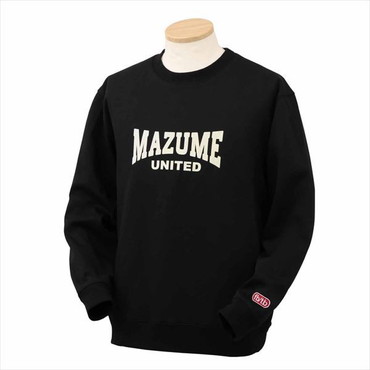 mazume マズメ ウェア MZAP-685 mazumeトレーナーII ブラック×ホワイト S