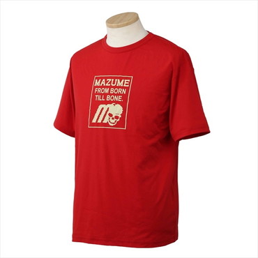 【訳あり】オレンジブルー ウェア MZAP-766mazume プライムフレックスTシャツ ロゴ レッド M