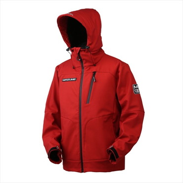 【訳あり】マズメ 防寒服アウター MZFW-797 mazume ウインドカットジャケット レッド M