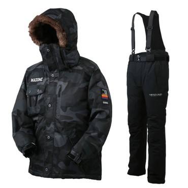 オレンジブルー 防寒服アウター MZFW-866 mazume CORE ALL WEATHER SUIT グリーンカモ 3L