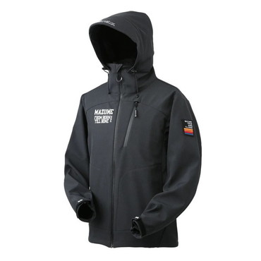 オレンジブルー 防寒服アウター MZFW-874 mazume ウインドカットジャケット インクブラック L