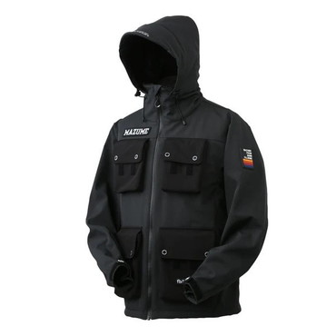 オレンジブルー 防寒服アウター MZFW-877 mazume ウインドカットMPジャケット インクブラック M