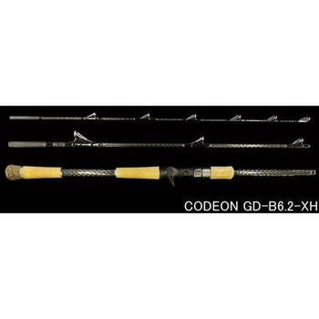 ドランクレイジー バスロッド ブラックサーペント CODEON GD-B6.2-XH ベイトキャスティング(3-PIECE)
