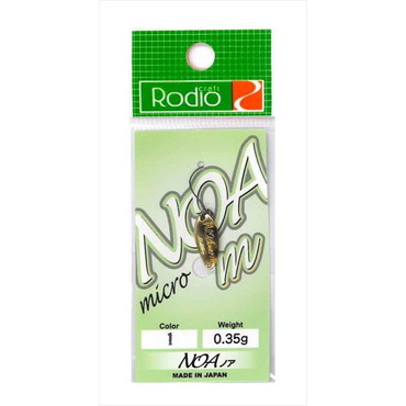 ロデオクラフト スプーン ロデオ NOA m (ノア m) 0.35g #1 ゴールド