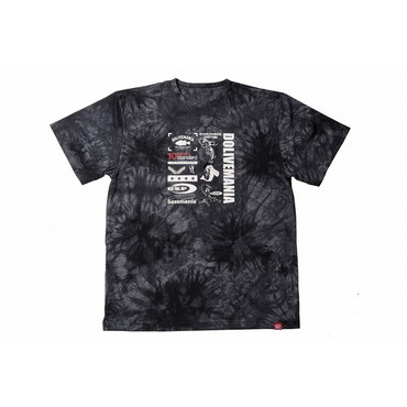 OSP ウェア O.S.P×bassmania ミックスデザインTシャツLタイダイブラック