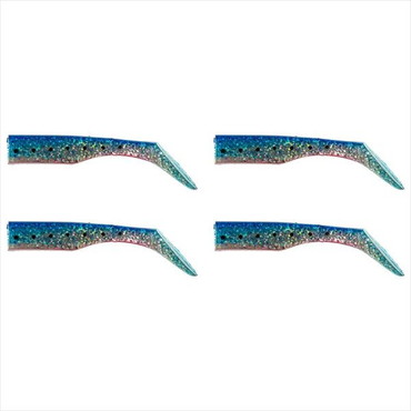 メジャークラフト 浜王シャッドテール HMO-SHAD4/#002ブルーピンクイワシ