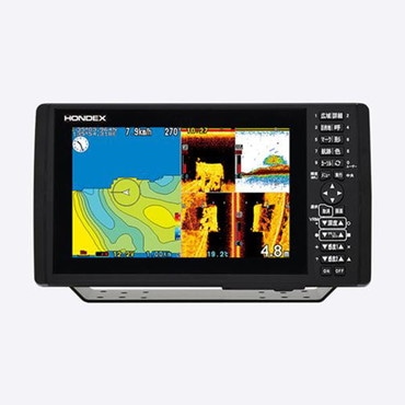 HONDEX ホンデックス 魚探 HE-9000(振動子無し)9型ワイドカラーLCDプロッター魚探 振動子(スマートデューサTD802)付属なし