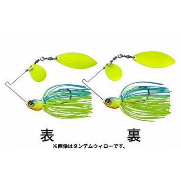 OSP スピナーベイト バズベイト ハイピッチャー 3/8oz ダブルウィロー S56 C.B.チャートブルーバック